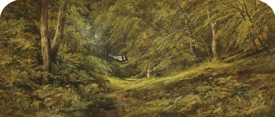 Sketch - In the Woods (óleo sobre tela) de Edmund G. Muller