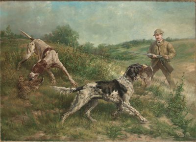 Caça numa paisagem de planalto de Edmund Henry Osthaus