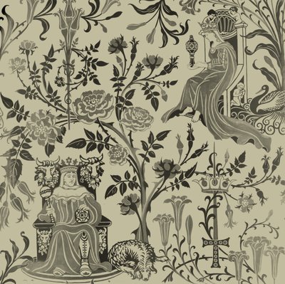 Lords & Ladies abril de 1928 (guache no papel) de Edmund Hunter