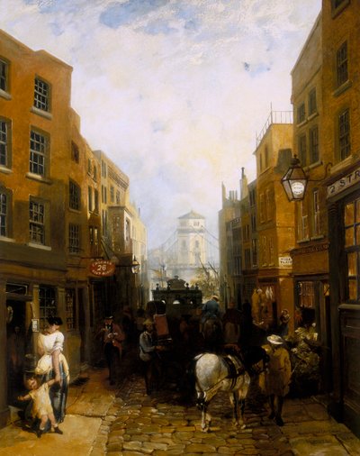 Rua Buckingham, Strand, 1854 de Edmund John Niemann