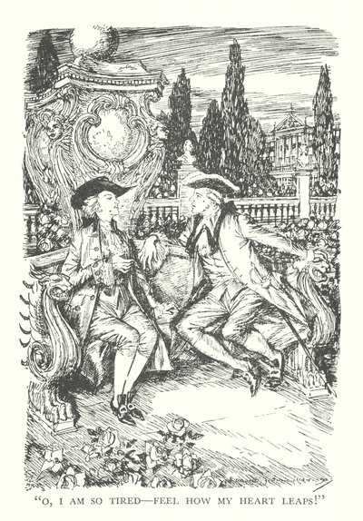 Ilustração para o Príncipe Otto de R. L. Stevenson (litografia) de Edmund Joseph (after) Sullivan