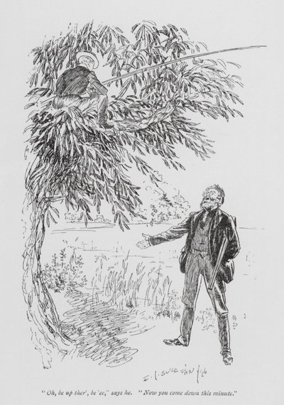 Ilustração para "Os dias de escola de Tom Brown" (litografia) de Edmund Joseph (after) Sullivan
