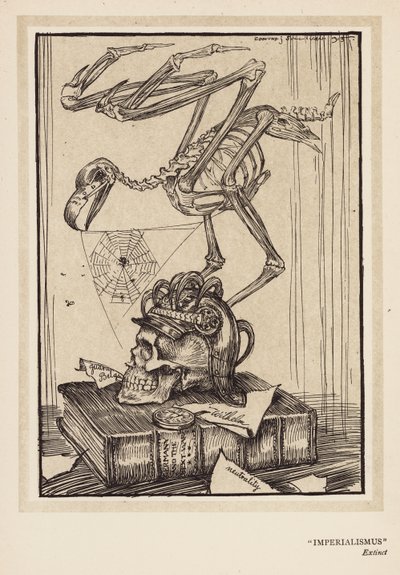 A grinalda do Kaiser: "Imperialismus" (litografia) de Edmund Joseph (after) Sullivan