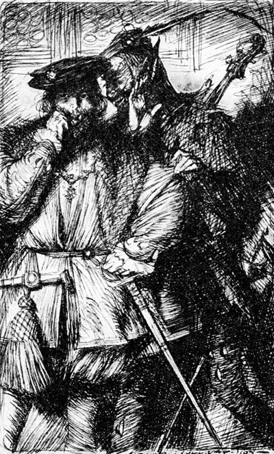 Mefistófeles e Fausto, 1923. de Edmund Joseph Sullivan