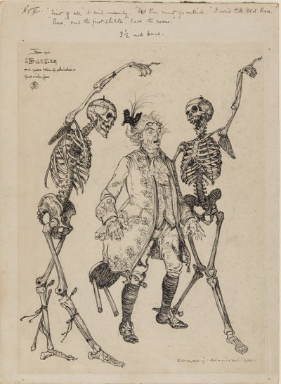 Old Bones deve ir para fora ..., 1900 de Edmund Joseph Sullivan