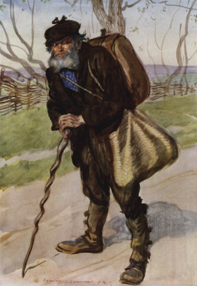 Uma vez eu o vi parado no meio de uma estrada poeirenta de Edmund Joseph Sullivan