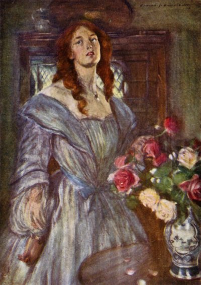 Robert Browning: A Pretty Woman (cor litho) de Edmund Joseph Sullivan