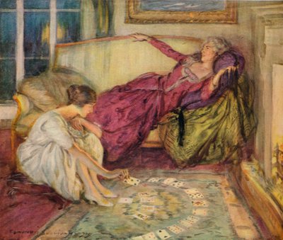 A Queda do Cartão, c1889-1924, 1924 de Edmund Joseph Sullivan