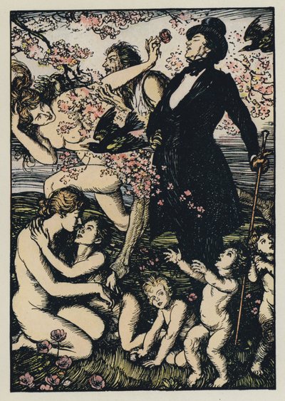 Ilustração para Tennysons Maud de Edmund Joseph after Sullivan