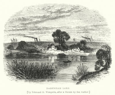 Lago Dagenham (gravura) de Edmund Morison (after) Wimperis