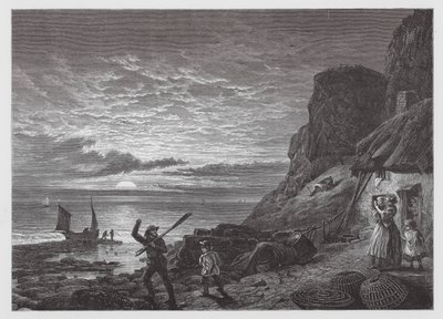 Partida para o cruzeiro (gravura) de Edmund Morison (after) Wimperis