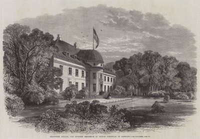 Bernstorf Palace, a Residência do Príncipe Cristão da Dinamarca de Edmund Morison Wimperis