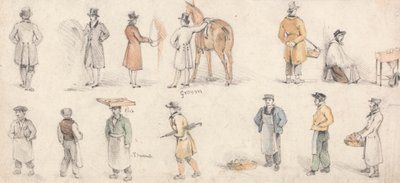 Estudos de Comerciantes e Comerciantes de Edmund Thomas Parris