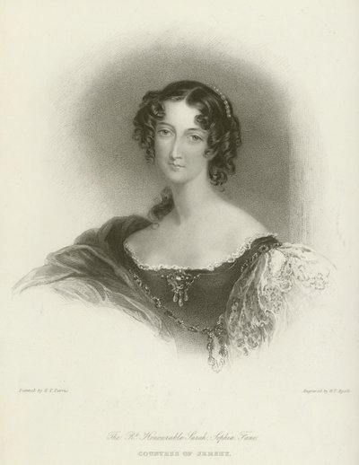 A Honorável Sarah Sophia Fane, Condessa de Jersey de Edmund Thomas Parris
