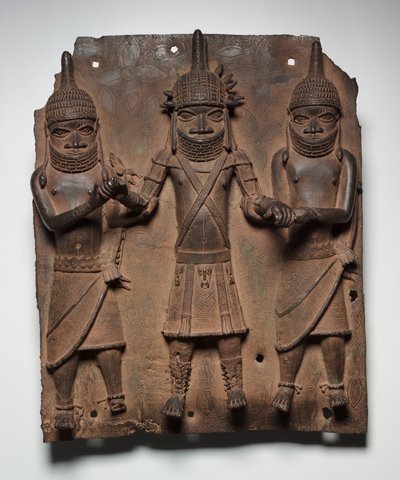 Placa, possivelmente 1500s-1600s de Edo Culture