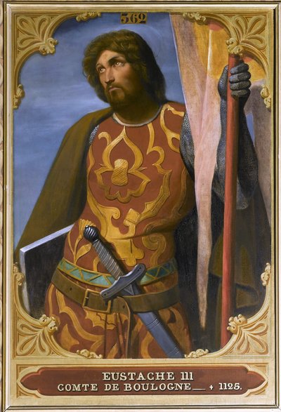Eustáquio III, Conde de Bolonha, 1844. de Édouard Alexandre Odier