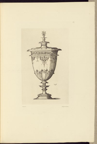 [Desenho para um vaso de Virgil Solis] de Édouard Baldus