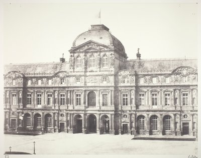 O Louvre: Pavilhão do Relógio de Édouard Baldus