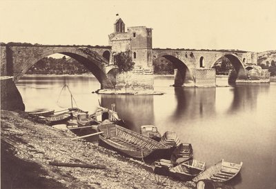Ponte Saint Bénézet, Avignon de Édouard Baldus