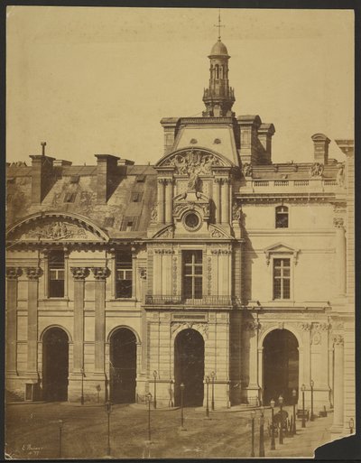[O Louvre, Pavilhão de Rohan] de Édouard Baldus