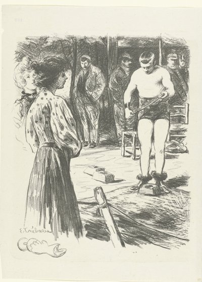Duas mulheres e homens em público assistem ao wrestler
Lutteurs
L