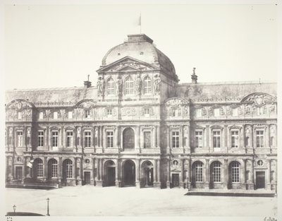 O Louvre: Pavilhão do Relógio de Edouard Denis Baldus