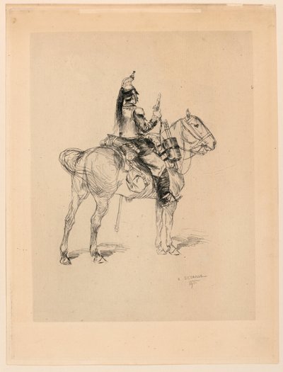 Caçador a cavalo de Edouard Detaille