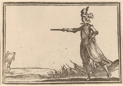 Comandante Militar a Pé de Edouard Eckman after Jacques Callot