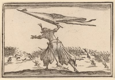 Portador padrão de Edouard Eckman after Jacques Callot