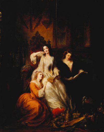A herança, 1851 de Edouard Ender