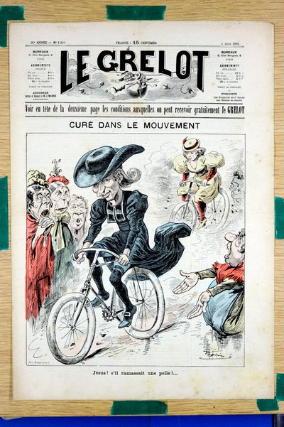 Capa do "Le Grelot", número 1269, Satirique en Colours de Edouard Guillaumin Pepin