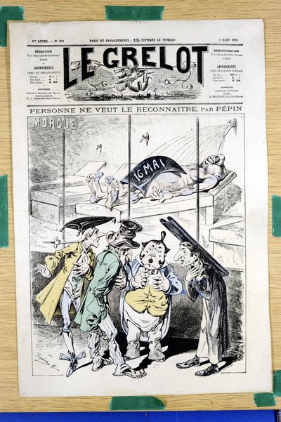Capa do "Le Grelot", número 360, Satirique en Couleurs de Edouard Guillaumin Pepin