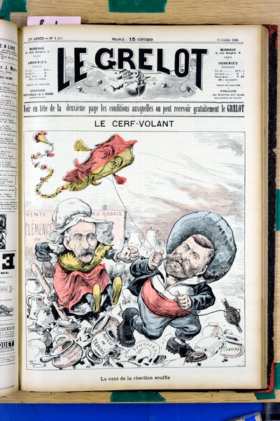 Capa de "The Grelot", Satirique en Couleurs de Edouard Guillaumin Pepin