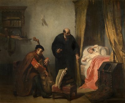O despertar de Miguel de Montaigne de Edouard Jean Conrad Hamman