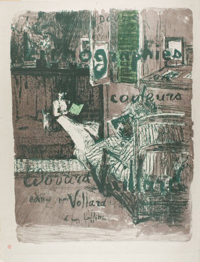 Capa de álbum para paisagens e interiores de Édouard Jean Vuillard