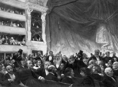 Intervalo na Comedie Française de Edouard Joseph Dantan