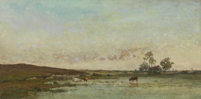 Fen no "Kempen" (óleo sobre tela) de Edouard Jules Joseph Huberti