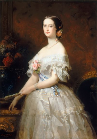 Eugénie de Montijo, Empress of the French de Edouard Louis Dubufe