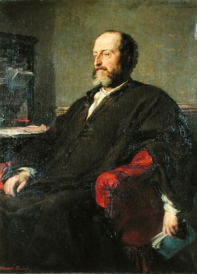 William Victor Emile Augier (1820-89) 1877 de Edouard Louis Dubufe