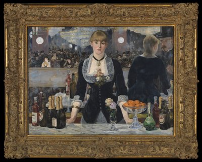 Um bar no Folies-Bergere, 1881-82 (veja também 2536) de Édouard Manet