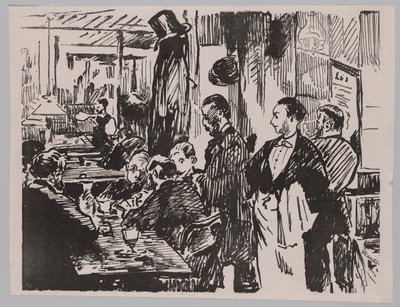 No Café de Édouard Manet