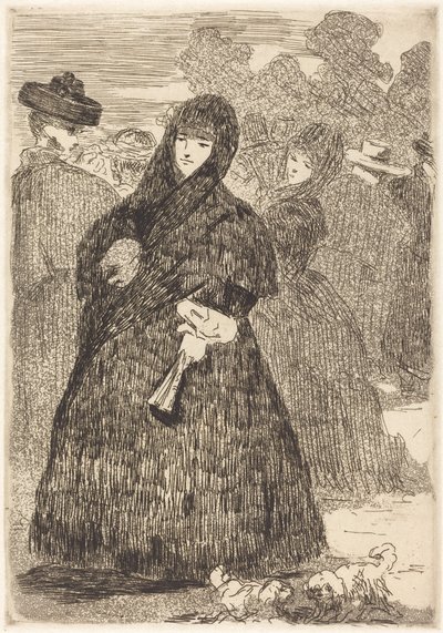 At the Prado (Au Prado) de Édouard Manet