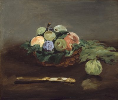 Cesto de fruta de Édouard Manet