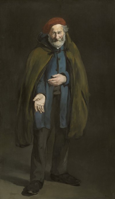 Mendigo com um casaco Duffel de Édouard Manet