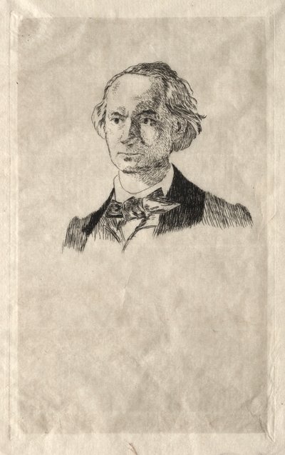Charles Baudelaire, 1865. de Édouard Manet