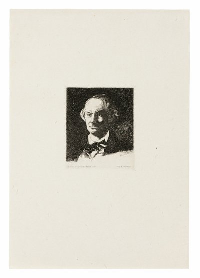 Charles Baudelaire, Full Face III de Édouard Manet