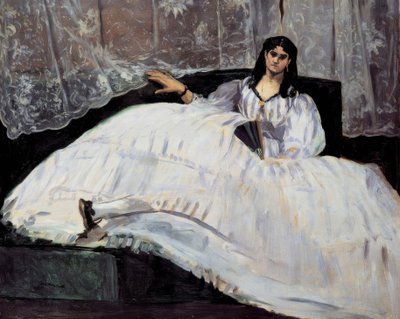 Senhora com ventilador de Édouard Manet
