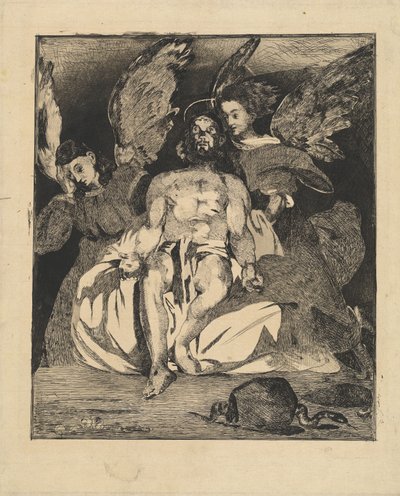 Cristo morto com anjos Cristo aux anges, 18661867. de Édouard Manet
