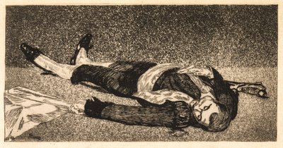 Toureiro morto de Édouard Manet