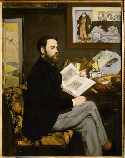 Emile Zola (óleo sobre tela) de Edouard Manet